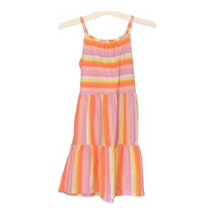 Cat & Jack Multi-Color Striped Sleeveless Tiered Dress